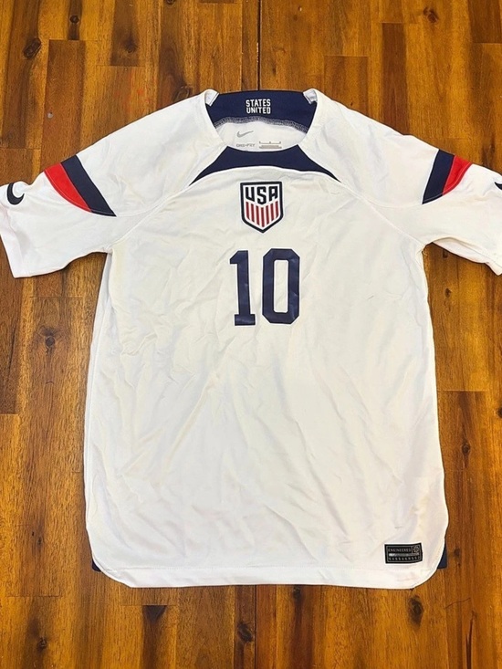 Nike Other - Nike USMNT Christian Pulisic #10 jersey Soccer Jersey White Blue Athletic
